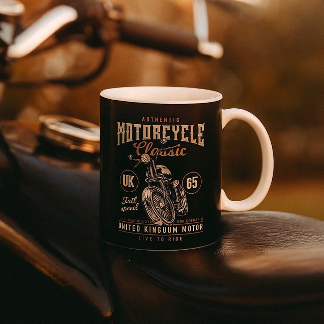 Authentic Motorcycle Classic Coffee Mug (Creator Uploaded)