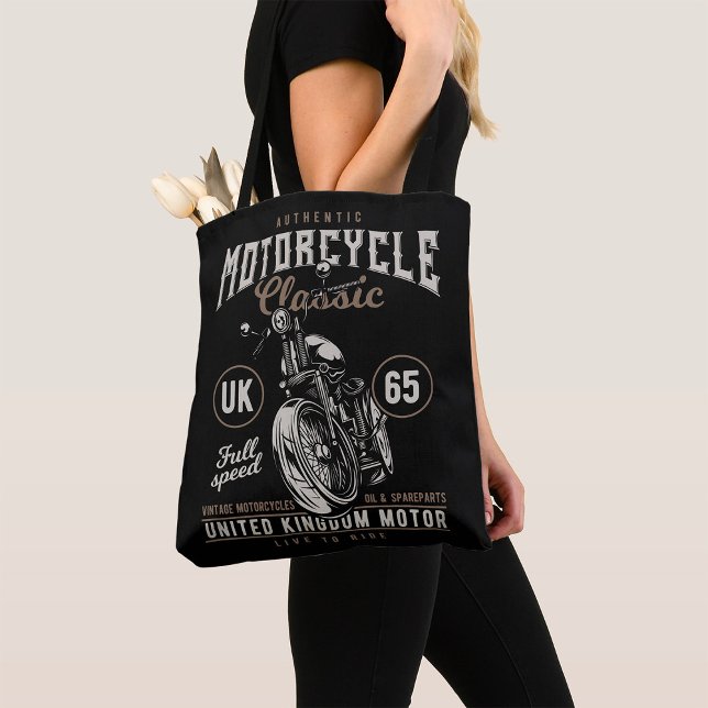 Authentic Motorcycle Classic Tote Bag (Creator Uploaded)