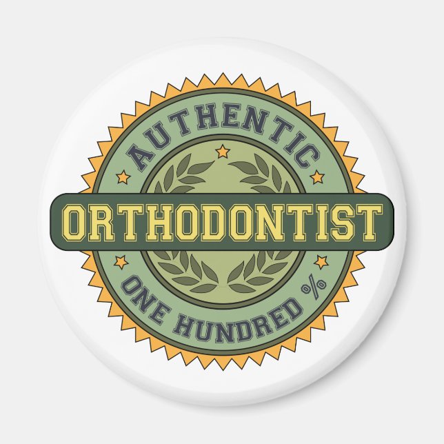 Authentic Orthodontist Magnet (Front)