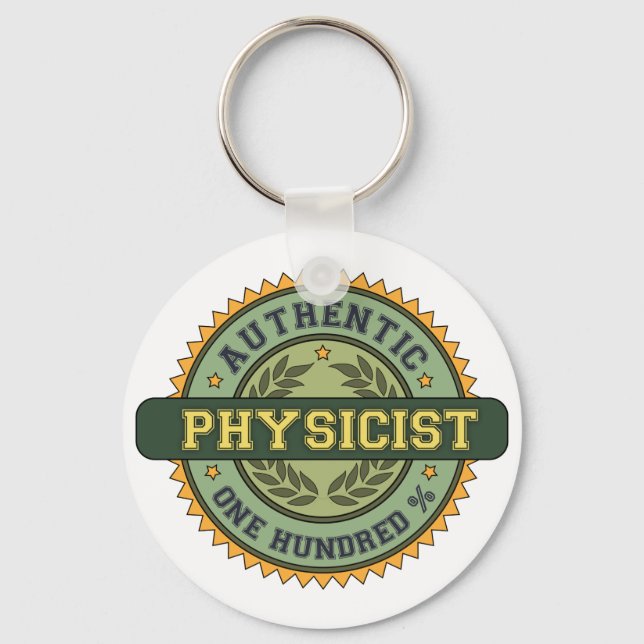 Authentic Physicist Key Ring (Front)