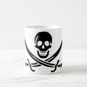 Authentic Pirate Flag of Jack Rackam Coffee Mug