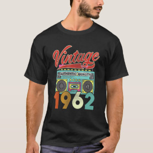 Authentic Quality Radio Vintage 1962 60th Birthday T-Shirt