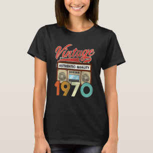 Authentic Quality Radio Vintage 1970 52nd Birthday T-Shirt