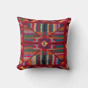 Authentic Red Kilim Pillows: A Turkish Legacy Cushion