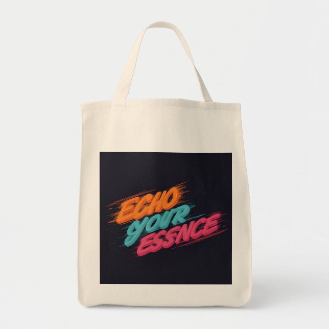 "Authentic Resonance" Tote Bag (Front)