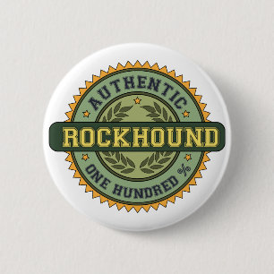 Authentic Rockhound 6 Cm Round Badge