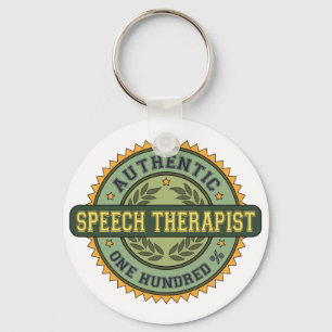 Authentic Speech Therapist Key Ring