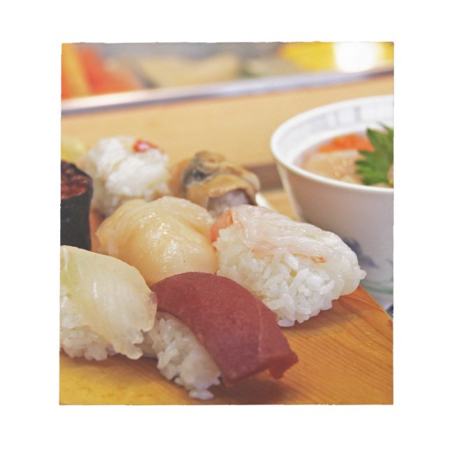 Authentic Sushi Sashimi Notepad (Front)