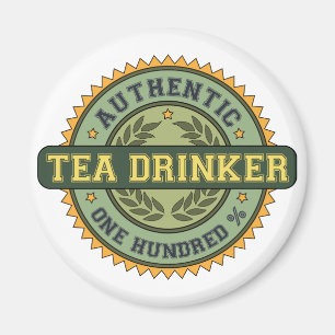 Authentic Tea Drinker Magnet