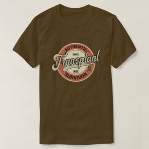 Authentic Transplant Survivor Vintage Design T-Shirt