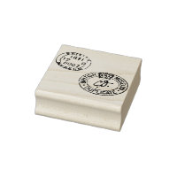 Authentic Vintage Museum Seals with Crown and Date