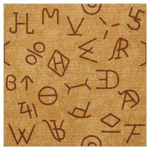 Authentic Wild West Cattle Brands Fabric