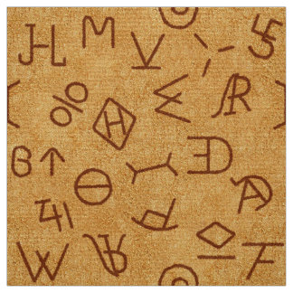 Authentic Wild West Cattle Brands Fabric