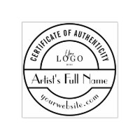 Authenticity Stamp for Original Art Gallery Artist