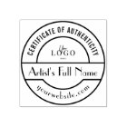 Authenticity Stamp for Original Art Gallery Artist