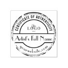 Authenticity Stamp for Original Art Gallery Artist