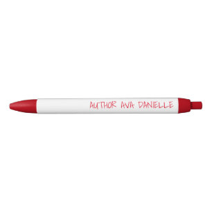 Author Ava Danielle Black Ink Pen