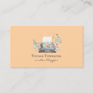 Author Blogger Writing Services Business Card