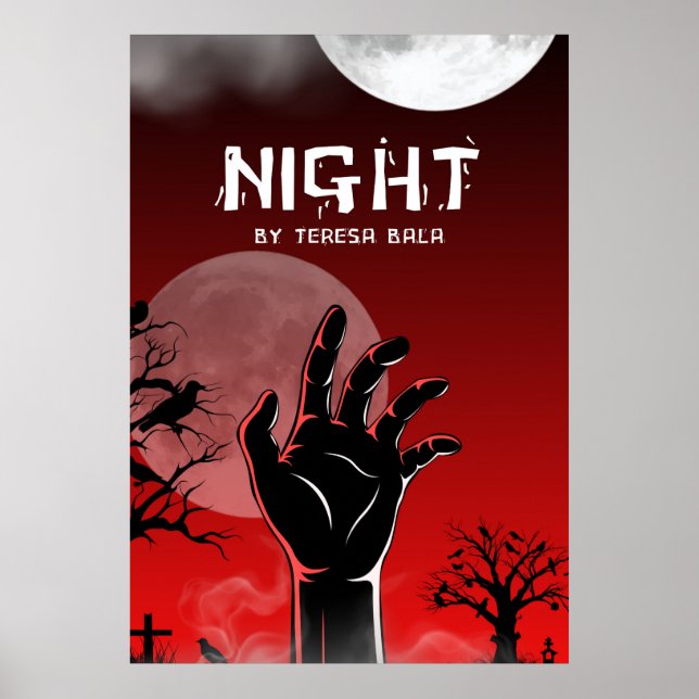 Author Book Cover Artwork Promotional Writer  Poster (Front)