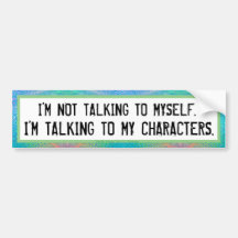 Author bumper sticker