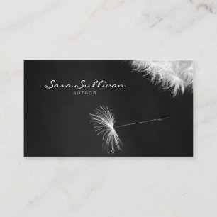 Author Business Card Dandelion Closeup