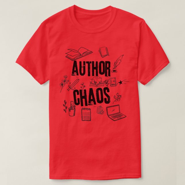 author chaos design  T-Shirt (Design Front)