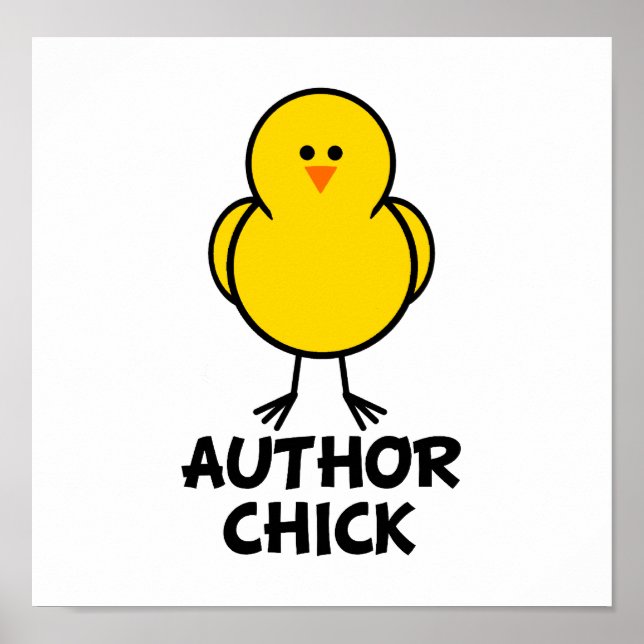 Author Chick Poster (Front)