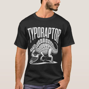 Author Dinosaur Book Writing Novelty Writer Funny T-Shirt