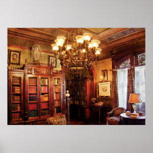 Author - In the Library Poster