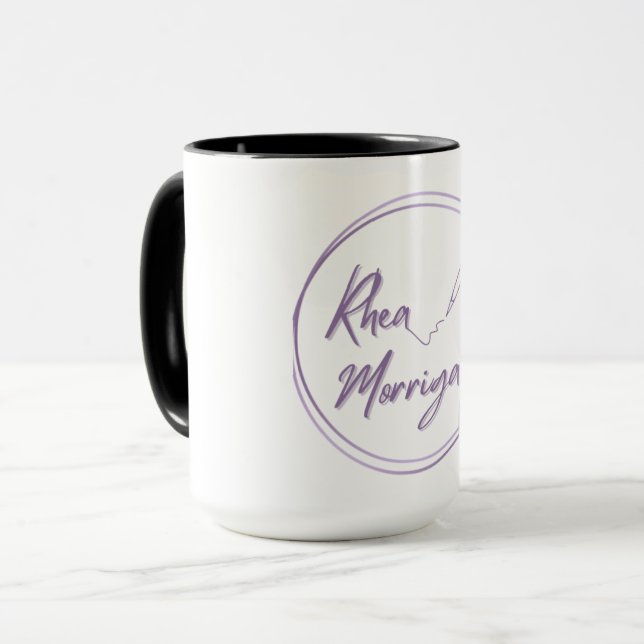 Author Logo Mug from RheAccents (Front Left)