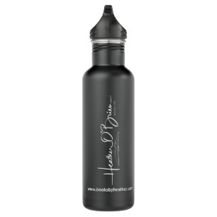 Author Logo Water Bottle