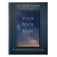 Author Notebook for Book Signing