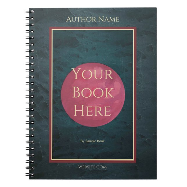 Author Notebook with Book Cover (Front)