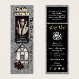 Author Promotion Black Grey Mystery