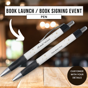 Author Writer Book Launch Signing Promotional 