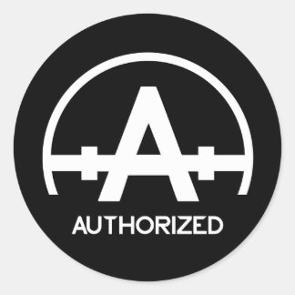 Authorised Apparel Logo Sticker