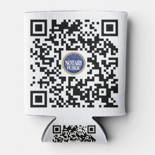 Authorised Notary Public qr-code Can Cooler