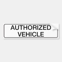Authorised Vehicle