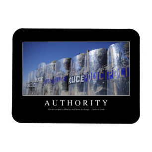 Authority: Inspirational Quote 2 Magnet