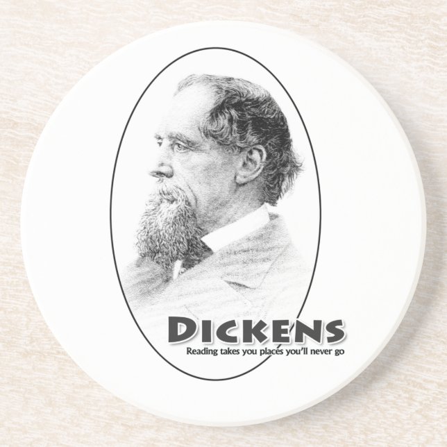 Authors-Dickens coaster (Front)