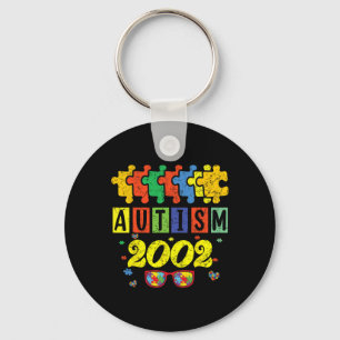 Autism 2002 22nd Birthday Sunflower Autism Awarene Key Ring