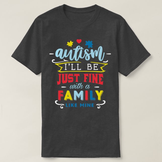 AUTISM 25 T-Shirt (Design Front)