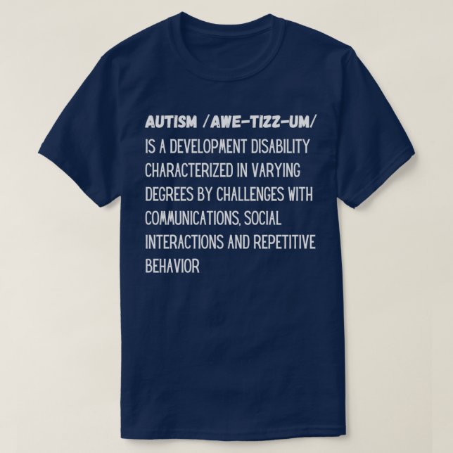 Autism 26 T-Shirt (Design Front)