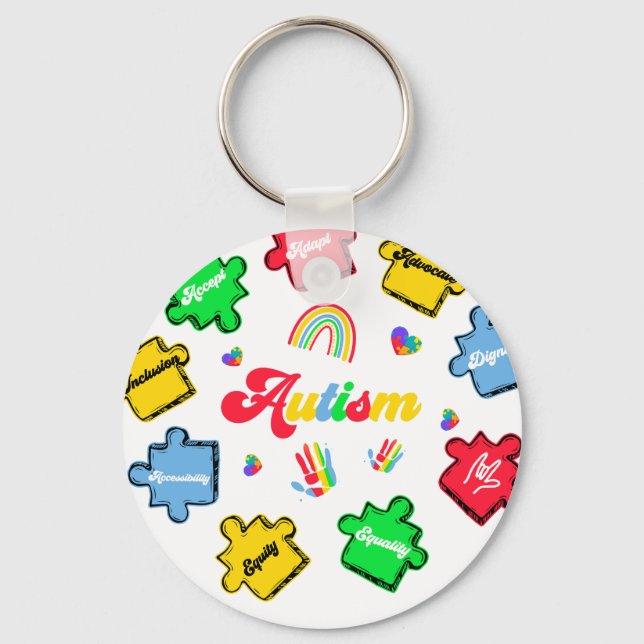 autism (3 key ring (Front)