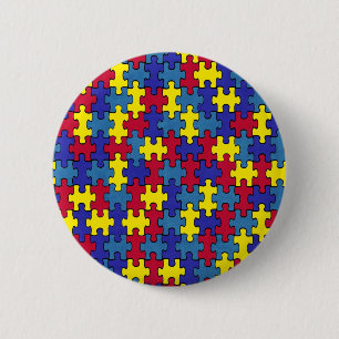 Autism 6 Cm Round Badge