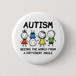 Autism 6 Cm Round Badge