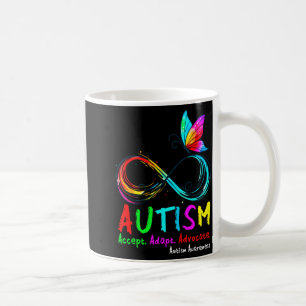 Autism Accept Adopt Advocate Autism Awareness Coffee Mug
