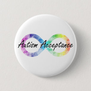 Autism Acceptance 6 Cm Round Badge