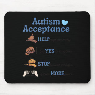 Autism Acceptance Autism Awarenes Mouse Pad