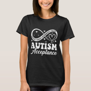 Autism Acceptance Awareness Infinite Women Men T-Shirt